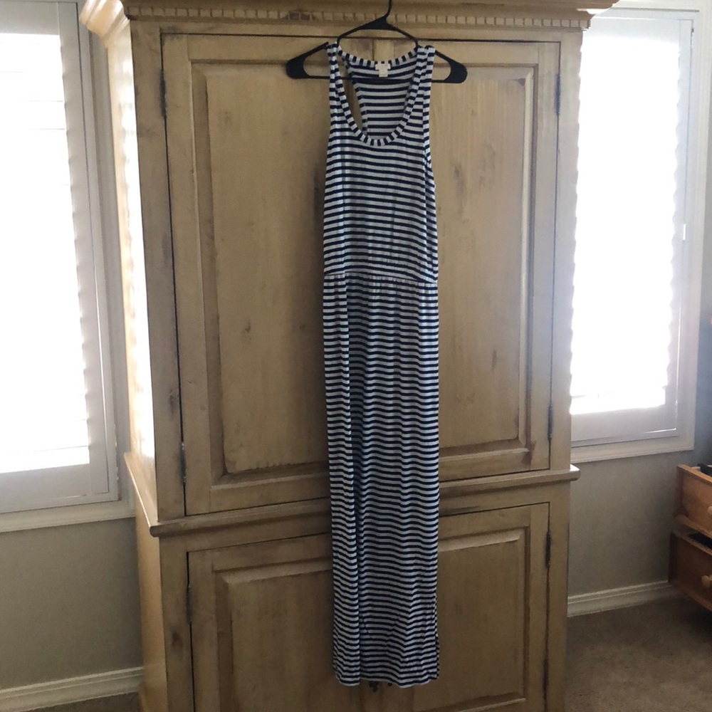 JCrew sleeveless maxi dress